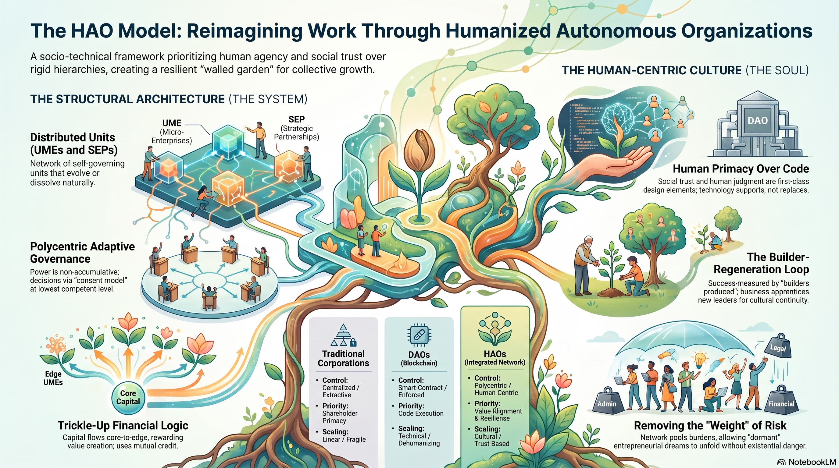 The Humanized Autonomous Organization Model